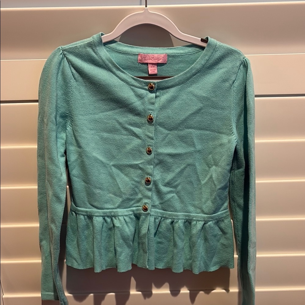 Mint Green Kids Cardigan